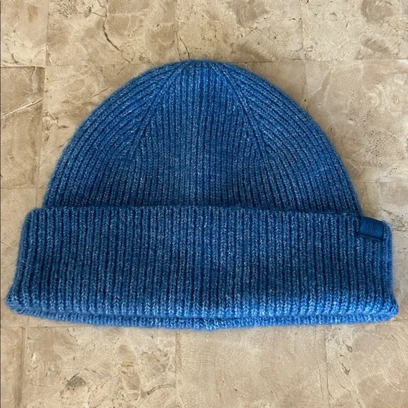 American Eagle Outfitters Heather Blue Knit Beanie/Hat Unisex One Size - Picture 1 of 3